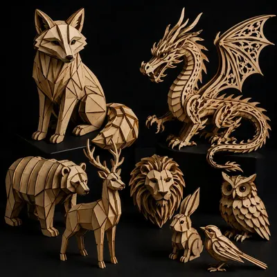 Figuren en 3D-modellen