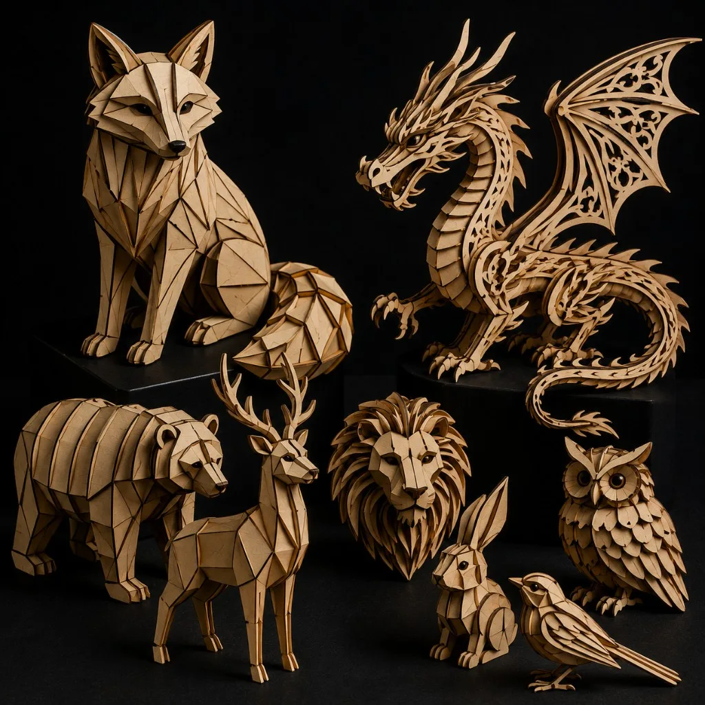 Figuren en 3D-modellen