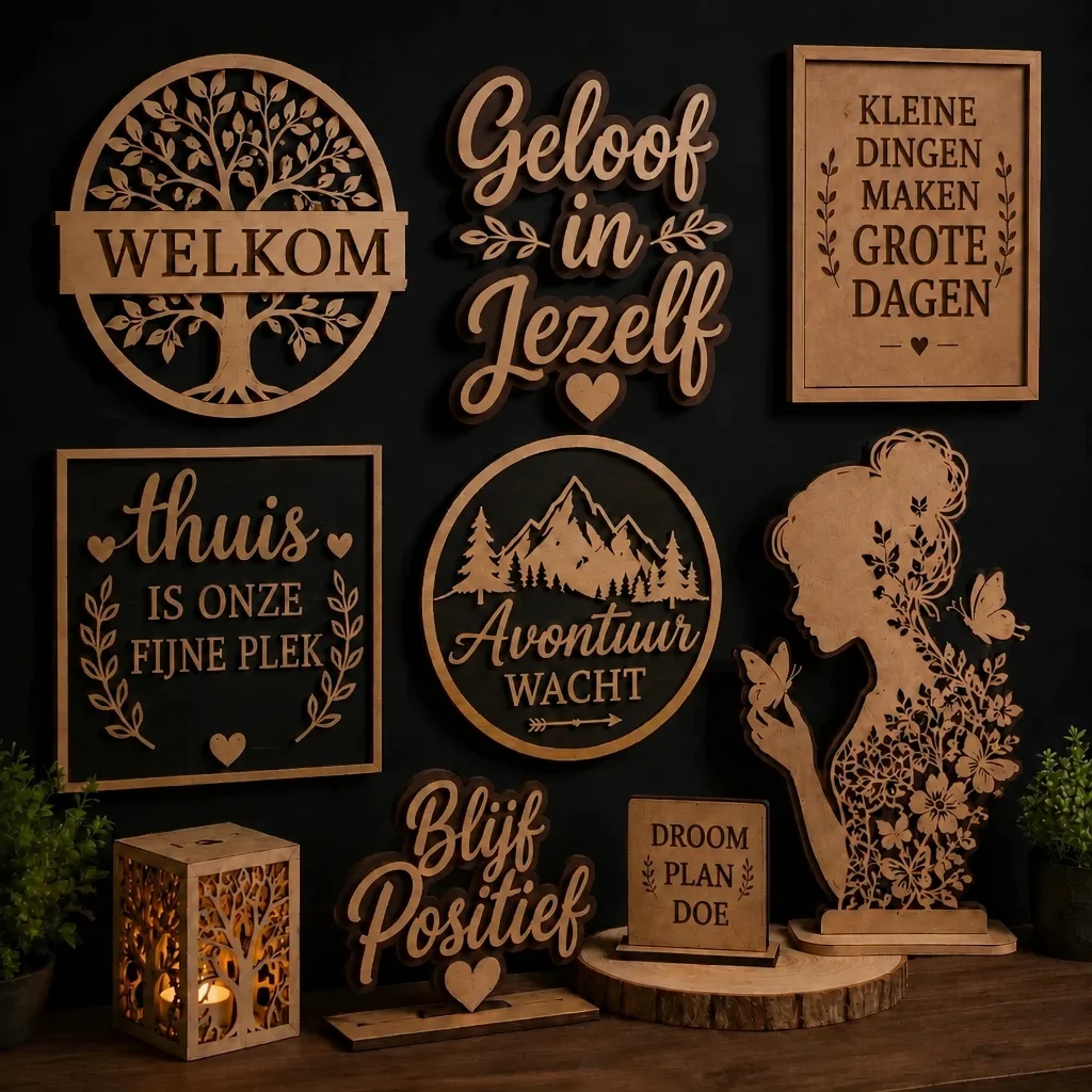Borden en Teksten